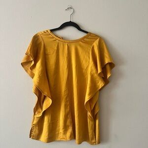 Ruffled Yellow Work Top